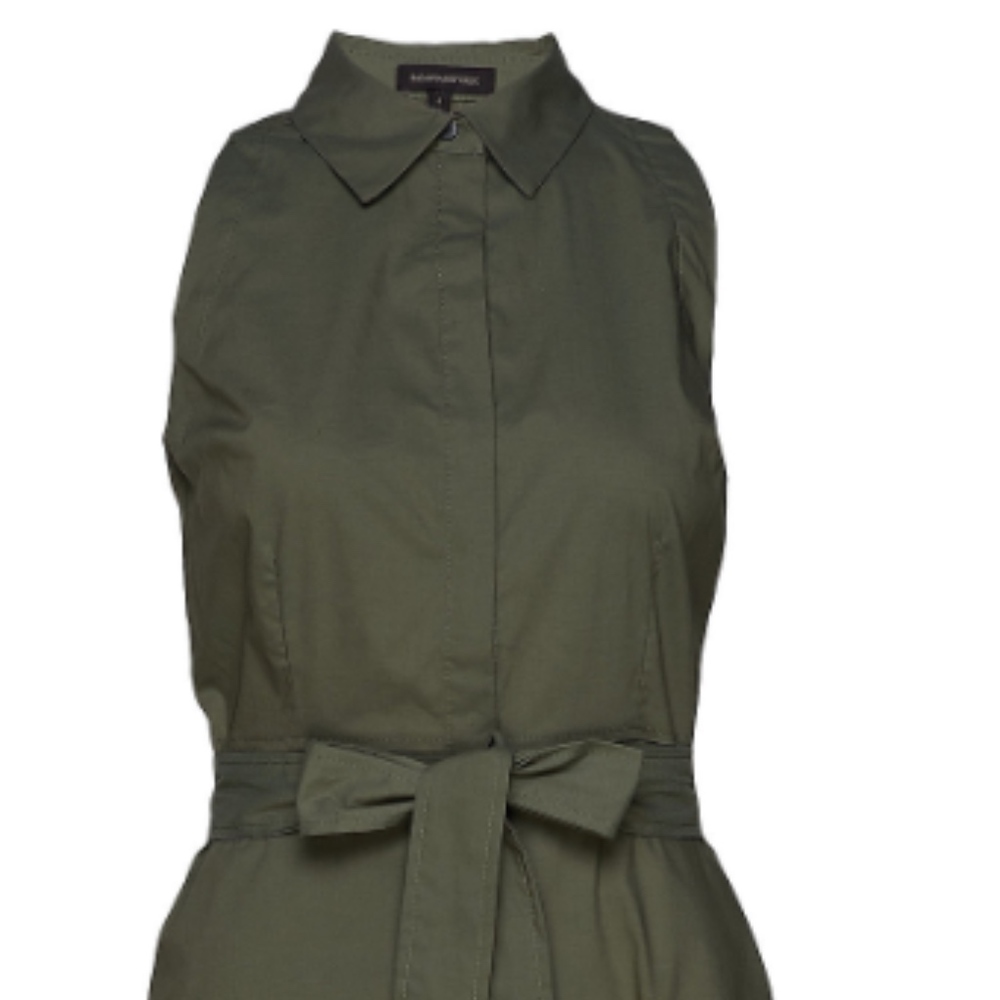 Banana Republic Sleeveless Shirt Dress, NWT